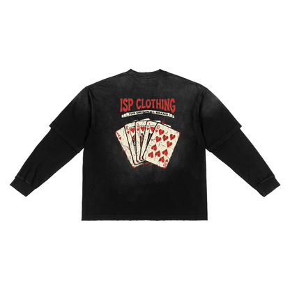 Alice in wonderland double layard long sleeve